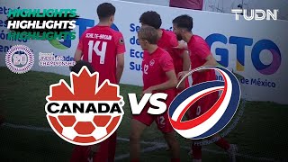 HIGHLIGHTS  Canadá vs Rep Dominicana  CONCACAF Sub20 Championship  TUDN [upl. by Hervey]