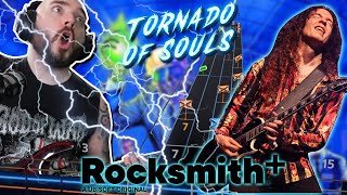 Tornado Of Souls REAL VERSION on Rocksmith PLUS [upl. by Dnumyar]