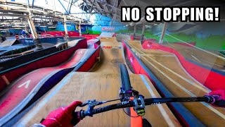 Riding All Lines at MONSTER Indoor Bikepark [upl. by Lenej]