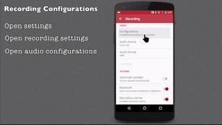 Automatic Call Recorder  HOWTO select a predefined configuration [upl. by Coveney]