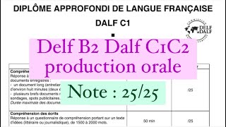 Delf B2 Dalf C1 C2 speaking ⭕️ explained by a Dalf C2 holder [upl. by Fachan544]