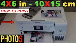 How To Print 4x6 Photos on Epson Printer [upl. by Edla887]