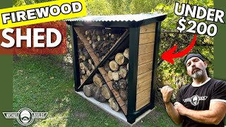 How to make a FireWood Shed [upl. by Veda461]