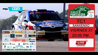 TC1 SANXENXO  VI RALLYE DE PONTEVEDRA 2024 [upl. by Roselle]