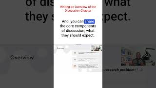 Overview of a Discussion Chapter [upl. by Cerys]