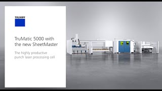 TRUMPF punching and punch laser processing The highly productive punch laser processing cell [upl. by Reg]