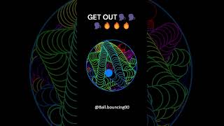 GET OUT 🗣️💀🔥 satisfying melody bouncingballanimation python [upl. by Aveer]