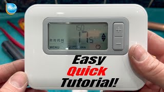 How to use a Honeywell T3R thermostat [upl. by Evangelin]