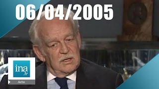 20h France 2 du 6 Avril 2005  Mort de Rainier de Monaco  Archive INA [upl. by Adnahs]