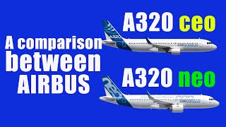 The Difference between Airbus A320 neo and A320 ceo [upl. by Whall]