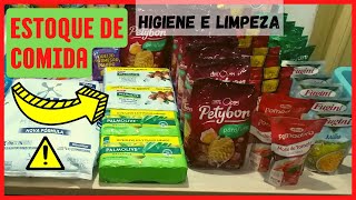 ESTOQUE DE COMIDA  Produto de Higiene e Limpeza  Reposição e Armazenamento de Alimentos [upl. by Luann500]