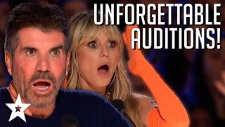 The Most UNFORGETTABLE Auditions Ever on Americas Got Talent [upl. by Nilyahs]