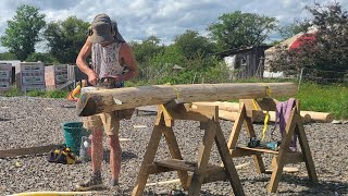 Roundwood Timber Framing Techniques [upl. by Buddie]