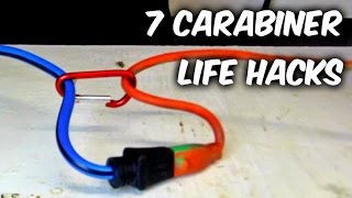 7 Carabiner Life Hacks [upl. by Adnoved]