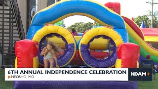 Neosho hosts annual Independence Celebration [upl. by Nanji563]