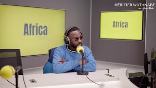 Héritier Wata sur Africa Radio Vidéo Officielle [upl. by Ahsihat356]