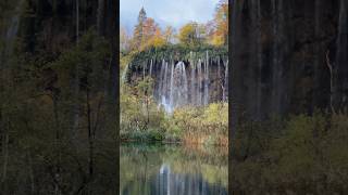 Autumn walk through Plitvice Lakes national park in Croatia 🍁🍃🍂 [upl. by Lacy]