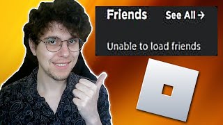 How To Fix Unable To Load Friends In Roblox Friends Not Loading [upl. by Mose572]