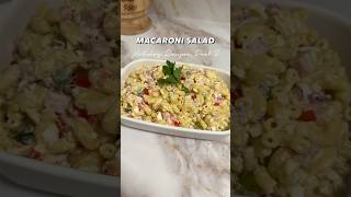 BEST Macaroni Salad for the Holidays 😍 puertoricanfood caribbeanfood [upl. by Larkin]