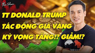 TỔNG THỐNG DONALD TRUMP VÀ GIÁ VÀNG KỲ VỌNG TĂNG GIẢM [upl. by Zanas316]