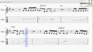 Estar Lejos Fonseca  Willie Colon Acordes Notas Punteo TAB Partitura Instrumental [upl. by Aggy]