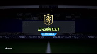 RECOMPENSAS DE DIVISION ELITE Y DE HITOS DE DIVISION RIVALS FIFA 22 [upl. by Aiekam]