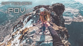 Climbing the Matterhorn RAW POV [upl. by Atinrev]