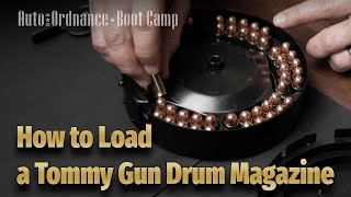 AO Boot Camp How to Load a Tommy Gun Drum Magazine [upl. by Jeniffer]