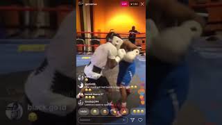 Gervonta Davis sparring 🥊 [upl. by Etnoled20]