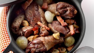 Recette  Coq au vin [upl. by Namruht]