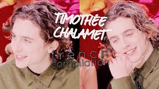 13 Minutes of Timothée Chalamet Speaking French [upl. by Tannie]