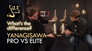 Yanagisawa Pro Saxophones Vs Elite Saxophones  Whats the difference [upl. by Ijic]