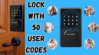 ELAMOR Digital Deadbolt Lock M22 Review [upl. by Henrion822]