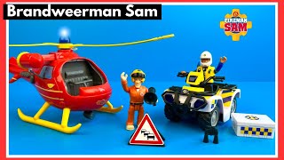 Brandweerman Sam Helikopter en Politieauto  Family Toys Collector [upl. by Jandel]