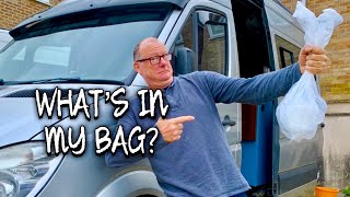 Personal Hygiene living full time VAN LIFE in a camper van whatsinmybag [upl. by Sirak]