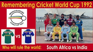 SOUTH AFRICA VS INDIA wc1992  CRICKET WORLD CUP 1992  kamrandodhy [upl. by Win883]