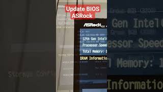 Update BIOS ASRock nkchannel computertutorial updatebios asrock [upl. by Deena]