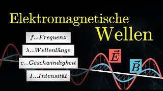 Elektromagnetische Wellen EINFACH erklärt  Eigenschaften Wellenlänge Frequenz Intensität [upl. by Sicular109]