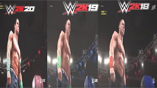 WWE 2K18 vs 2K19 vs 2K20 Comparison4K [upl. by Romeo121]