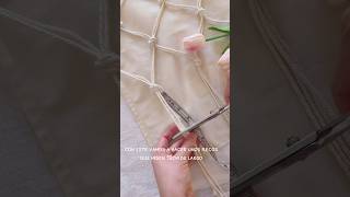 Como decorar una cortina con macramé estilo boho macrame macrameprojects [upl. by Alyakam]