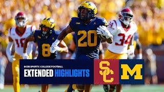 No 11 USC vs No 18 Michigan Extended Highlights  Big Ten on CBS [upl. by Collette]