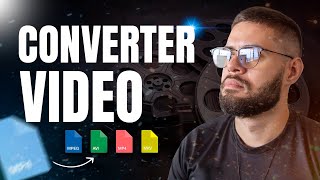 Como CONVERTER o FORMATO do VIDEO de GRAÇA [upl. by Walling]