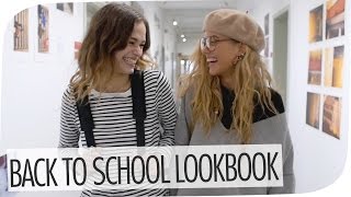 flipfashion  Back to school Lookbook mit AMissMelle amp Nanda Schwarz [upl. by Eilyr]