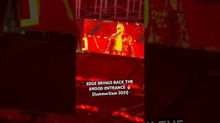 Edge brings The Brood entrance back vs Seth Rollins SummerSlam 2021 WWE Edge SethRollins WWERAW [upl. by Vierno]