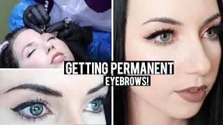 Getting Permanent Hair Stroke Eyebrows  Before amp After and My Experience [upl. by Nahtnanhoj]