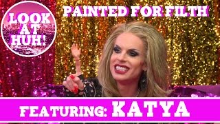 Katya on Hey Qween amp Dragaholic Present Painted for Filth  Hey Qween [upl. by Ekim]