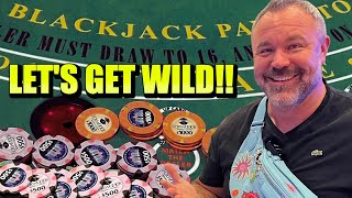 25000 Blackjack BuyIn The Room Gets WILD At Foxwoods Casino [upl. by Treb]