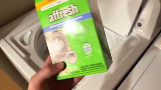 Affresh Washing Machine Cleaner Cleans Front Load and Top Load Washers Review [upl. by Odareg621]