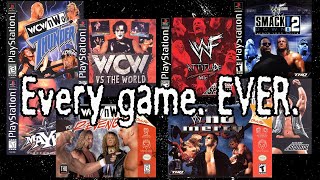 Ranking Every PS1 and N64 Wrestling Game Ever From WCW vs the World to WWF No Mercy and SmackDown 2 [upl. by Enaoj174]