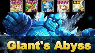 GUIDE SPEED TEAM GÉANT ABYSSAL HARD  28 SECONDES satisfying summonerswar guide tutorial [upl. by Anaimad]